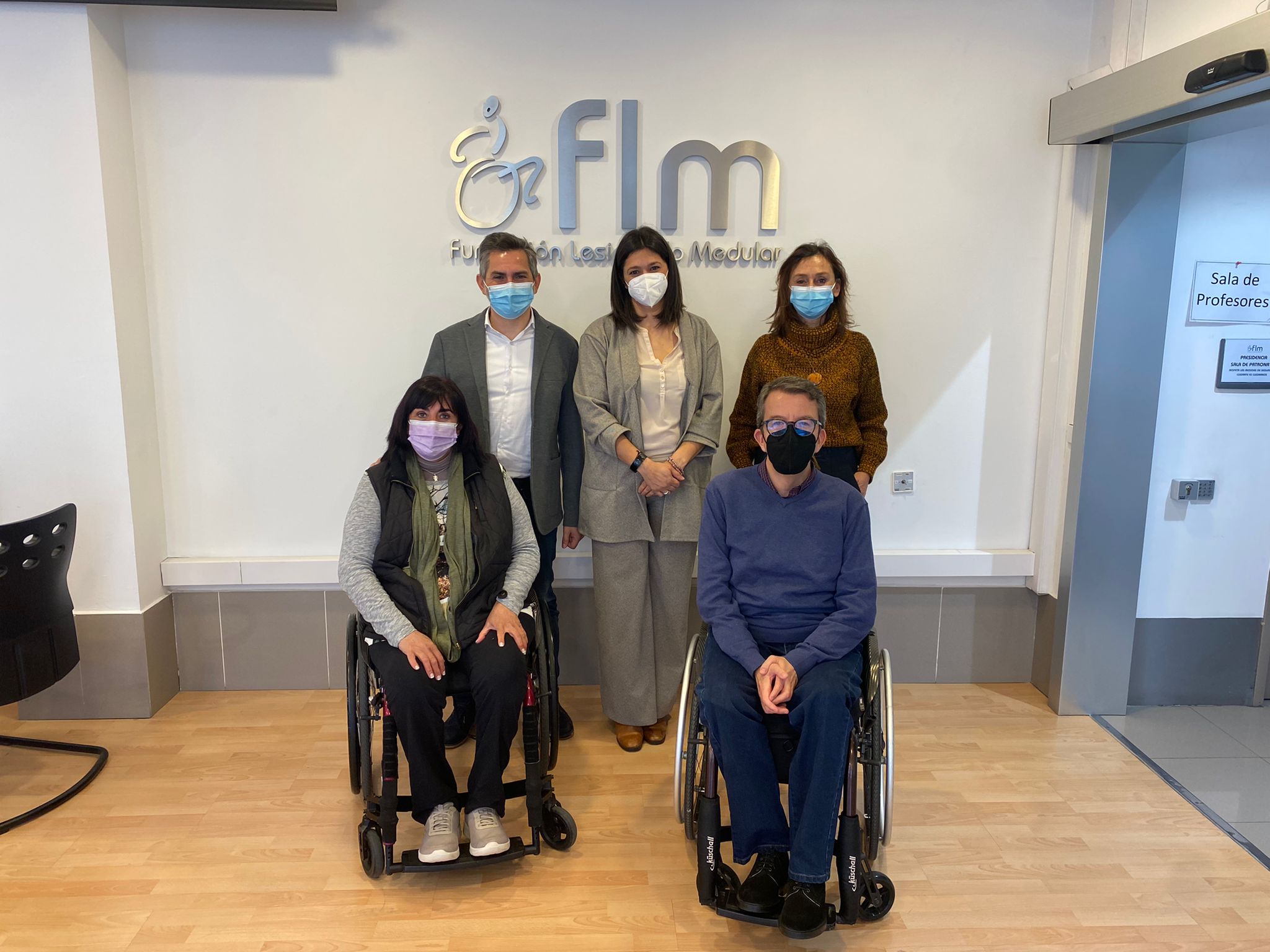 Aniorte visita la Asociación de Personas con Lesión Medular y otras discapacidades físicas de la Comunidad de Madrid (ASPAYM Madrid)